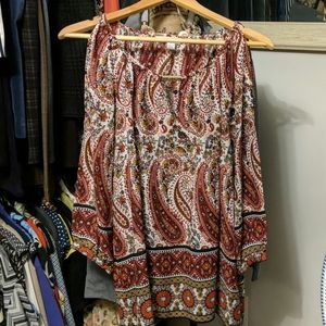 Counterparts Cold Shoulder Blouse